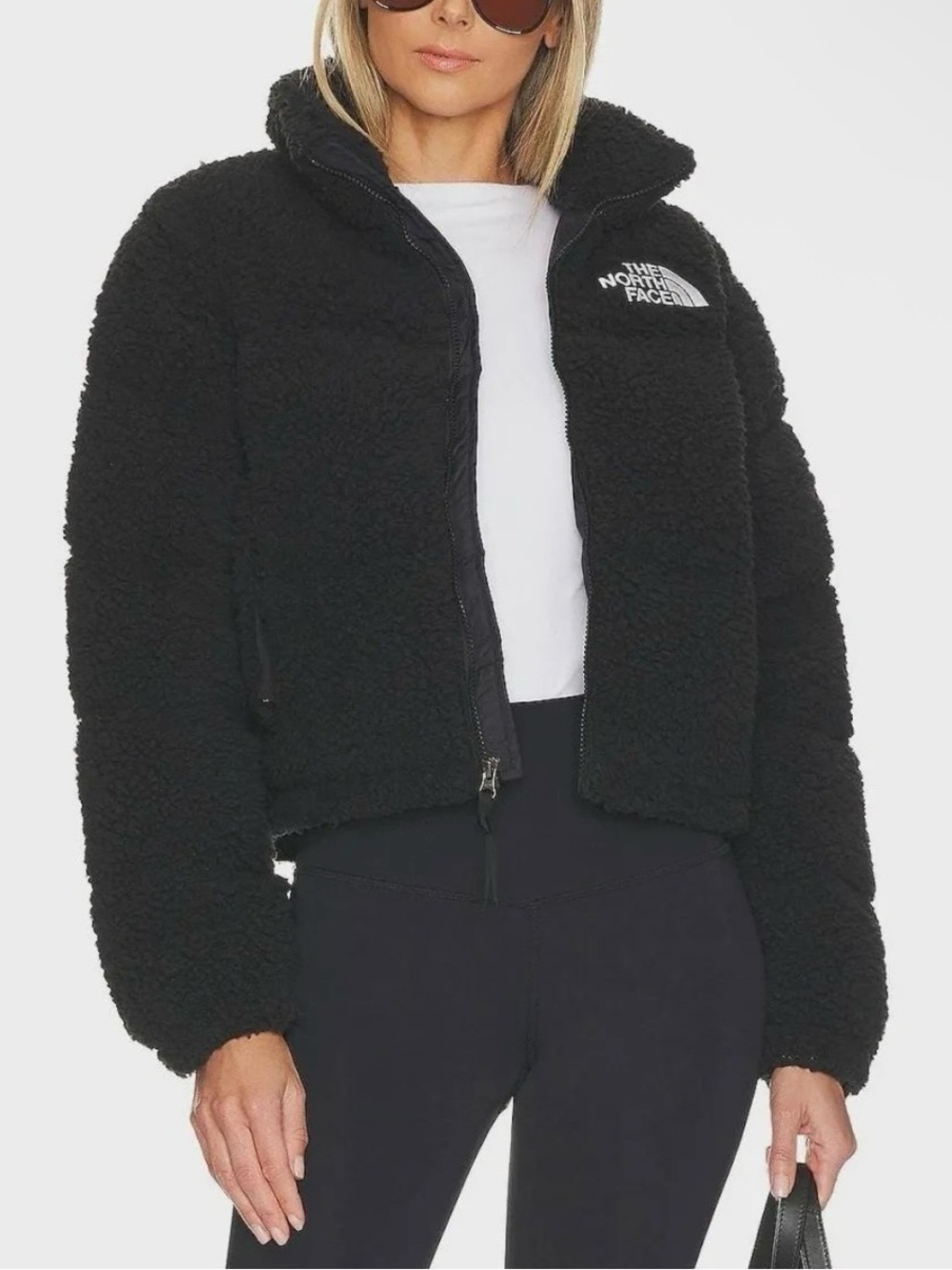 The North Face High Pulse Nuptse Black Sherpa Puffer
